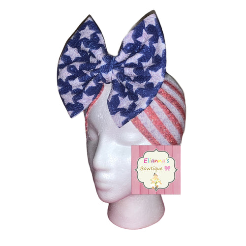 Baby 4th of July headwrap/headband/ America