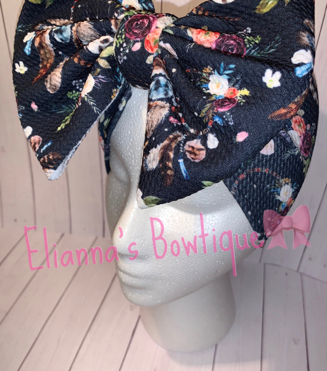 Dream Catcher floral baby headband - Elianna's Bowtique