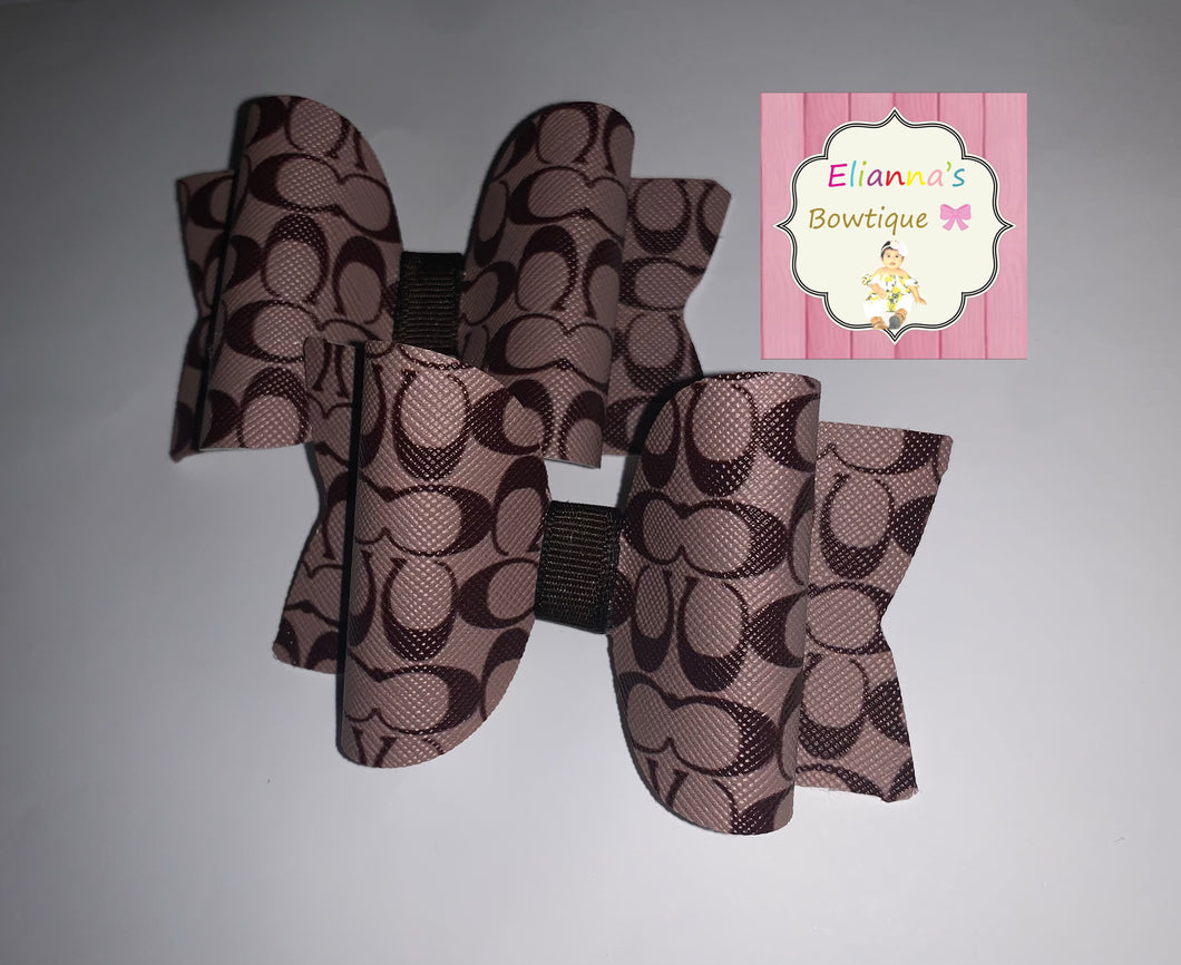 Coach Piggy tails Set bows/pares/vinyl/chongitos