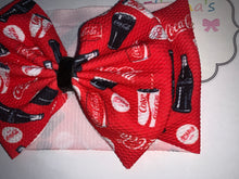 Load image into Gallery viewer, Coca cola /coke/ Baby headband/headwrap - Elianna&#39;s Bowtique