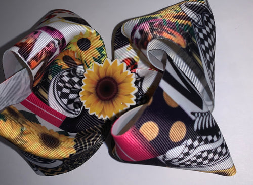 Vans sunflower hair bow