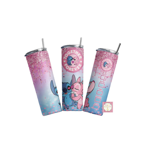 Lilo and stitch  tumbler cup/valentine's day