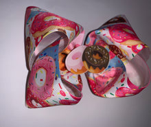 Load image into Gallery viewer, Donut Hair Bow/moño