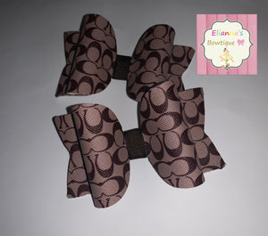 Coach Piggy tails Set bows/pares/vinyl/chongitos