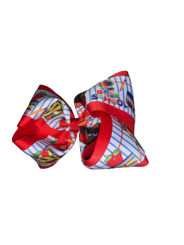 Back to school Hair bow