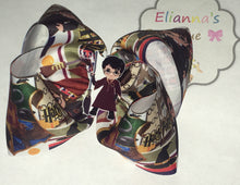 Load image into Gallery viewer, Harry Potter Hair bow / grosgrain ribbon - Elianna&#39;s Bowtique