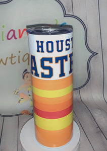 Houston Astros tumbler cup/