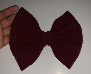 Burgundy solid color baby headwrap/ headband