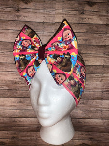 Masha and the bear headwrap/masha y el oso