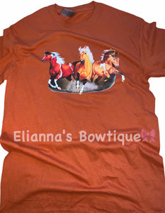 Horses shirt,  /caballos/horselover/kids/ adult