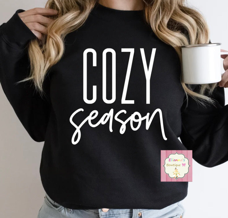 Cozy season Crewneck sweatshirt /sweater/sueter