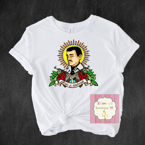 Jesus Malverde shirt/kids/adult