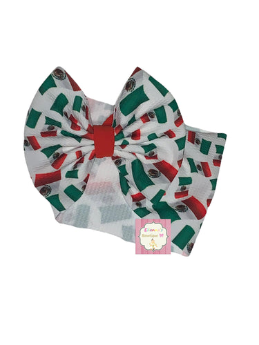 Baby Mexican Flag headwrap / Mexico