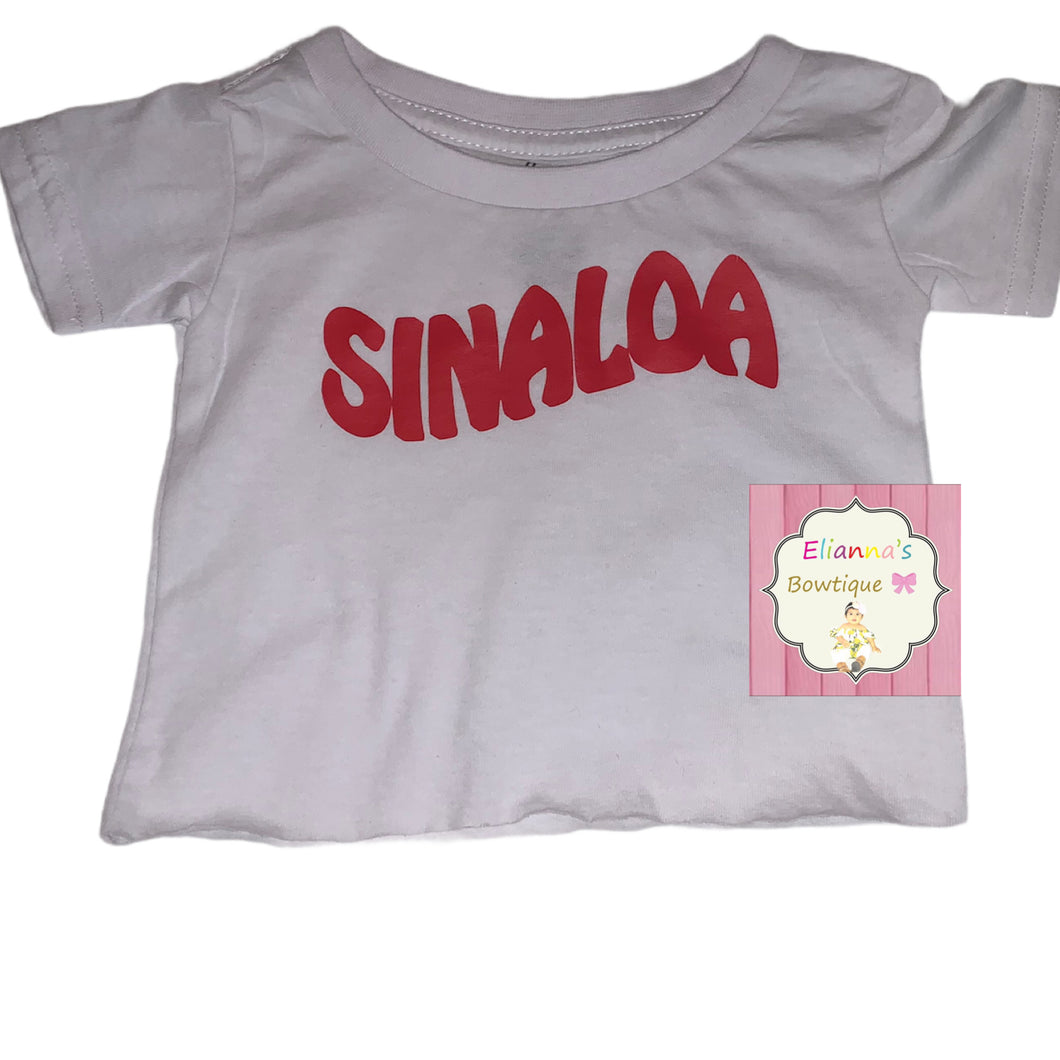 Sinaloa crop top shirt /state/unisex/estado/any state