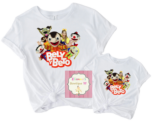 Camisas de bely y beto..show de bely y beto shirts/unisex