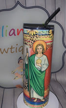 Load image into Gallery viewer, Virgen y San Judas Tadeo tumbler/mexico/Virgen de guadalupe /san judas