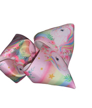 Cargar imagen en el visor de la galería, Unicorn Hair bow /moño de unicornio