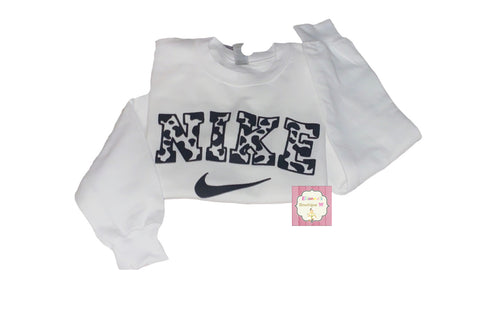 Cow print sweatshirt /sweater/sueter/nike