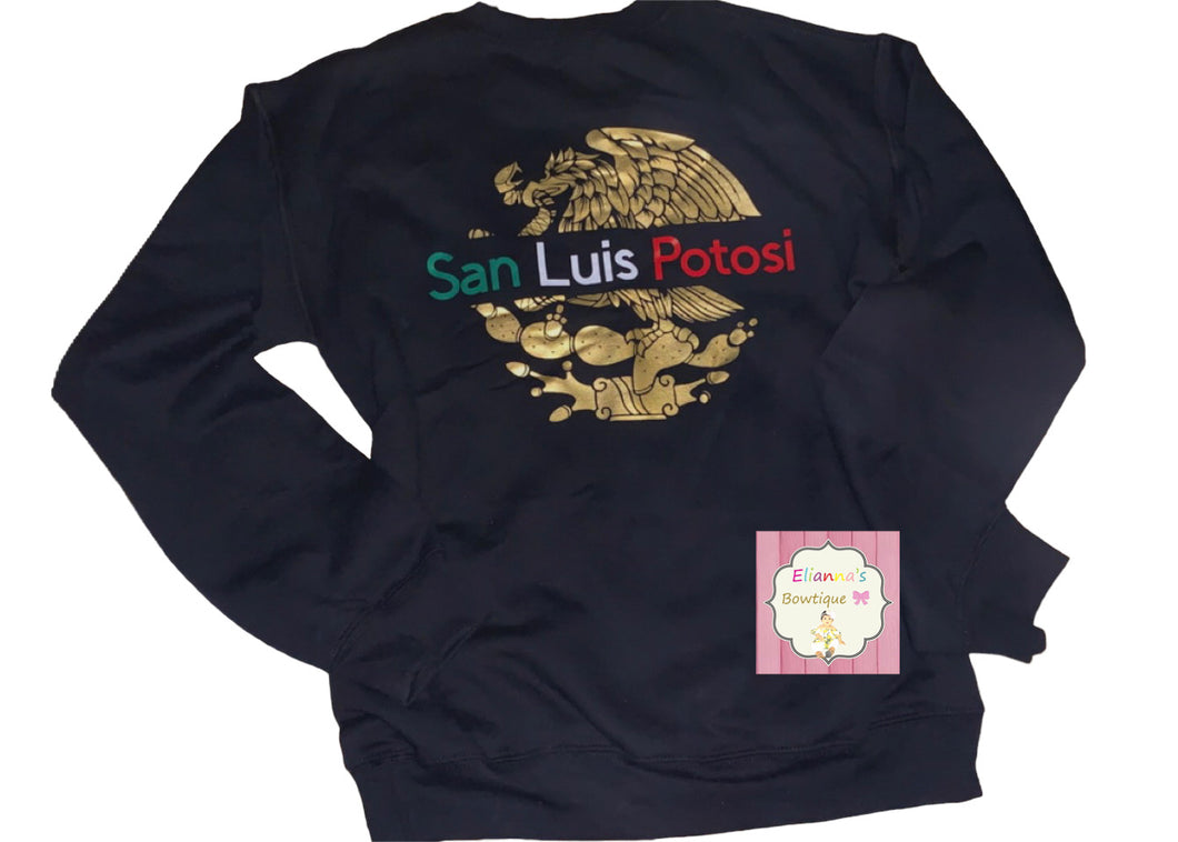 San Luis Potosi crewneck sweatshirt /Estado Crewneck sweatshirt sweater/sueter/