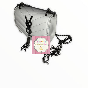 White small girls purse /bag/bolsa