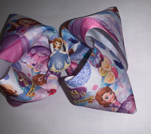 Load image into Gallery viewer, Princess Sofia Hair Bow/Princessa Sofia