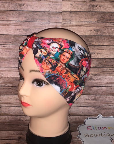 Frida kahlo Adult headwrap/headband/Diadema para