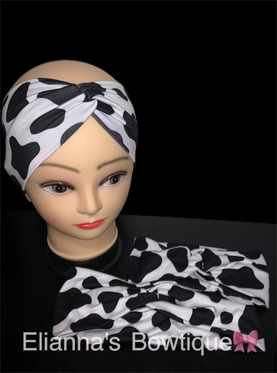 Cow Twist headband/adult headwrap