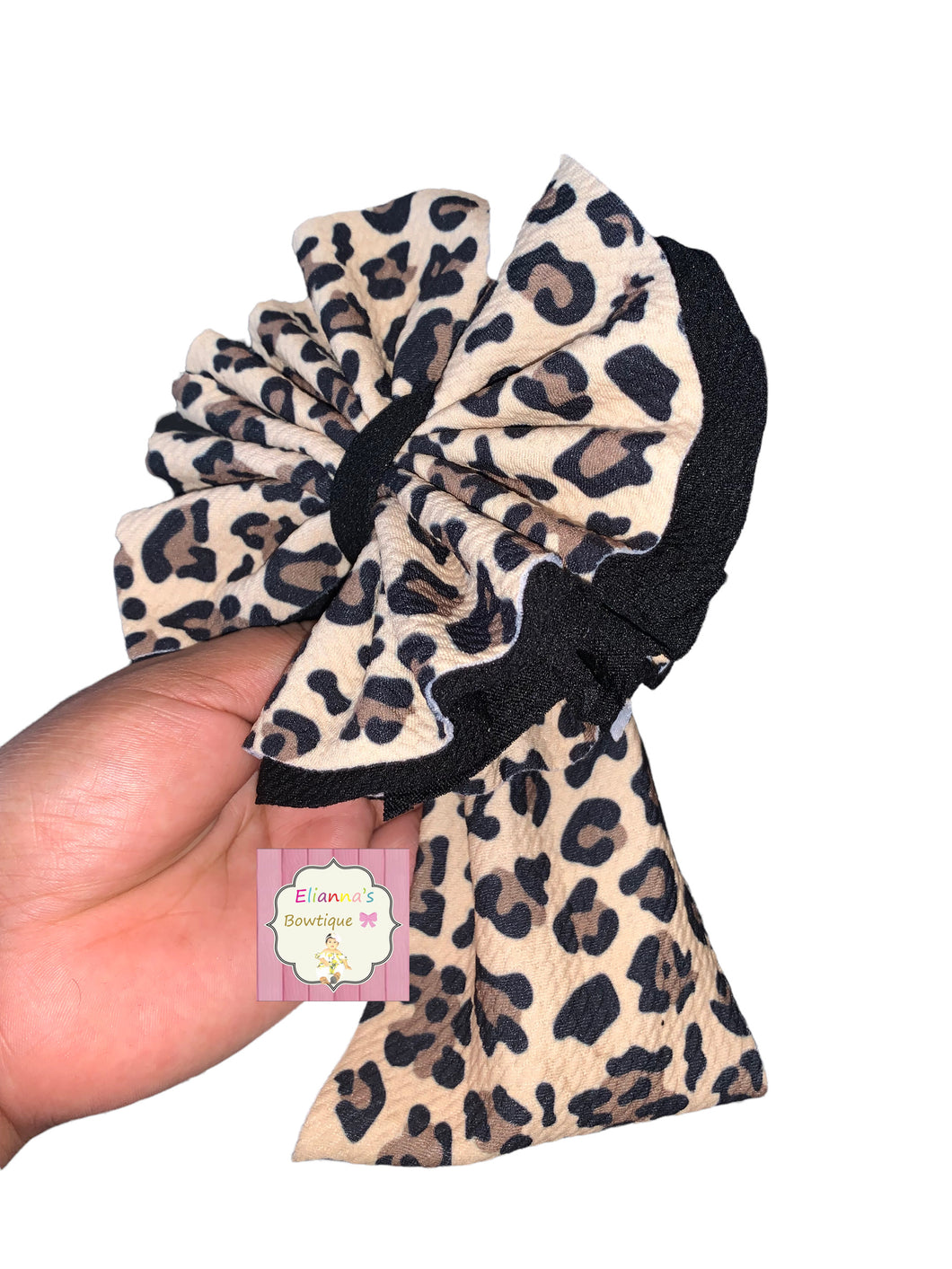 Leopard shredded headwrap/cheetha/