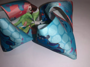 Monsters Inc Hair Bow/moño