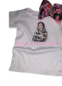 Cardi B shirt/adult/baby