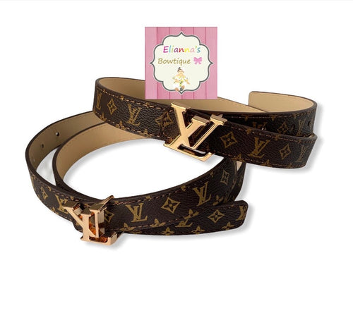 Brown LV belt /unisex /baby / toddler/belts