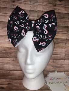 Baby/toddler Tik tok  nylon headband/clip bow