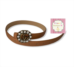 Kaki GG belt /unisex /baby / toddler/belts