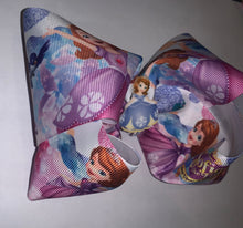 Load image into Gallery viewer, Princess Sofia Hair Bow/Princessa Sofia