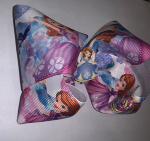 Princess Sofia Hair Bow/Princessa Sofia