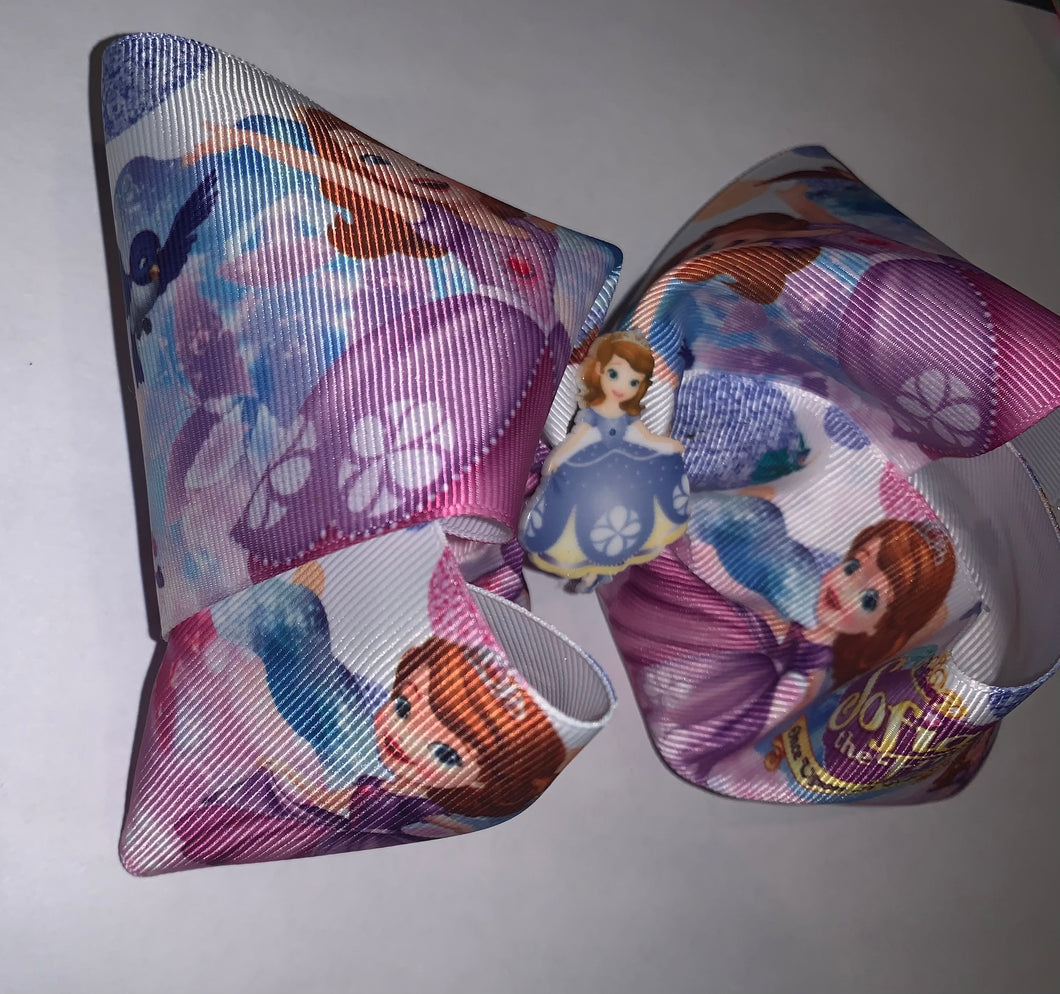 Princess Sofia Hair Bow/Princessa Sofia