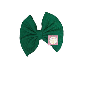 Green baby headwrap/ solid color /verde