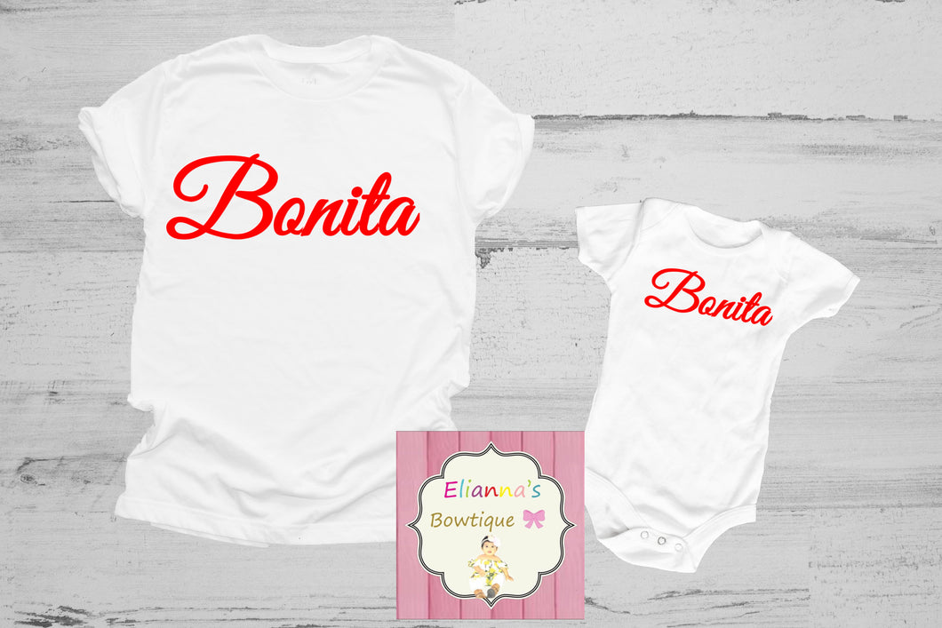 Baby Bonita shirt /Red