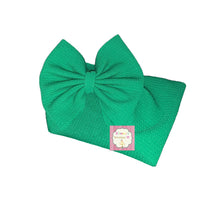 Load image into Gallery viewer, Green baby headwrap/ solid color /verde