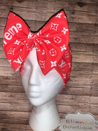 Baby Red headwrap/