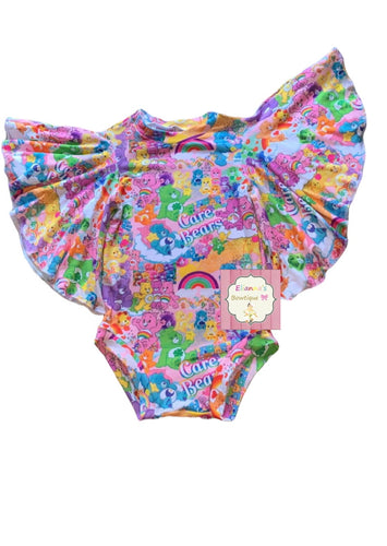 Care bears bell sleeve leotard / leotardo