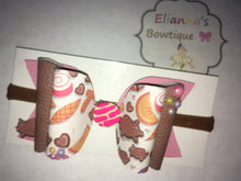 Load image into Gallery viewer, Mexican Pan dulce conchas Baby nylon Headband - Elianna&#39;s Bowtique