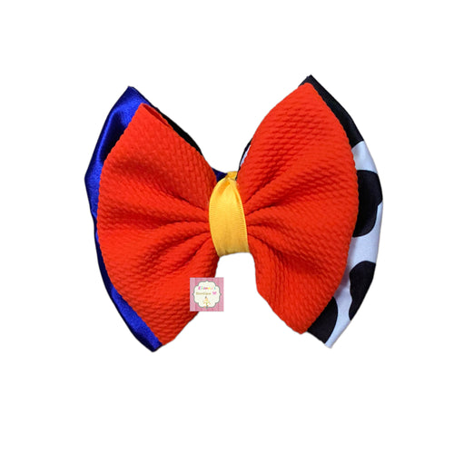 Toy story Hair bow/moño/cow