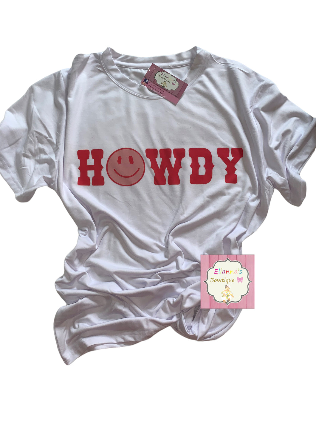 Pink Howdy shirt /kids/Adult