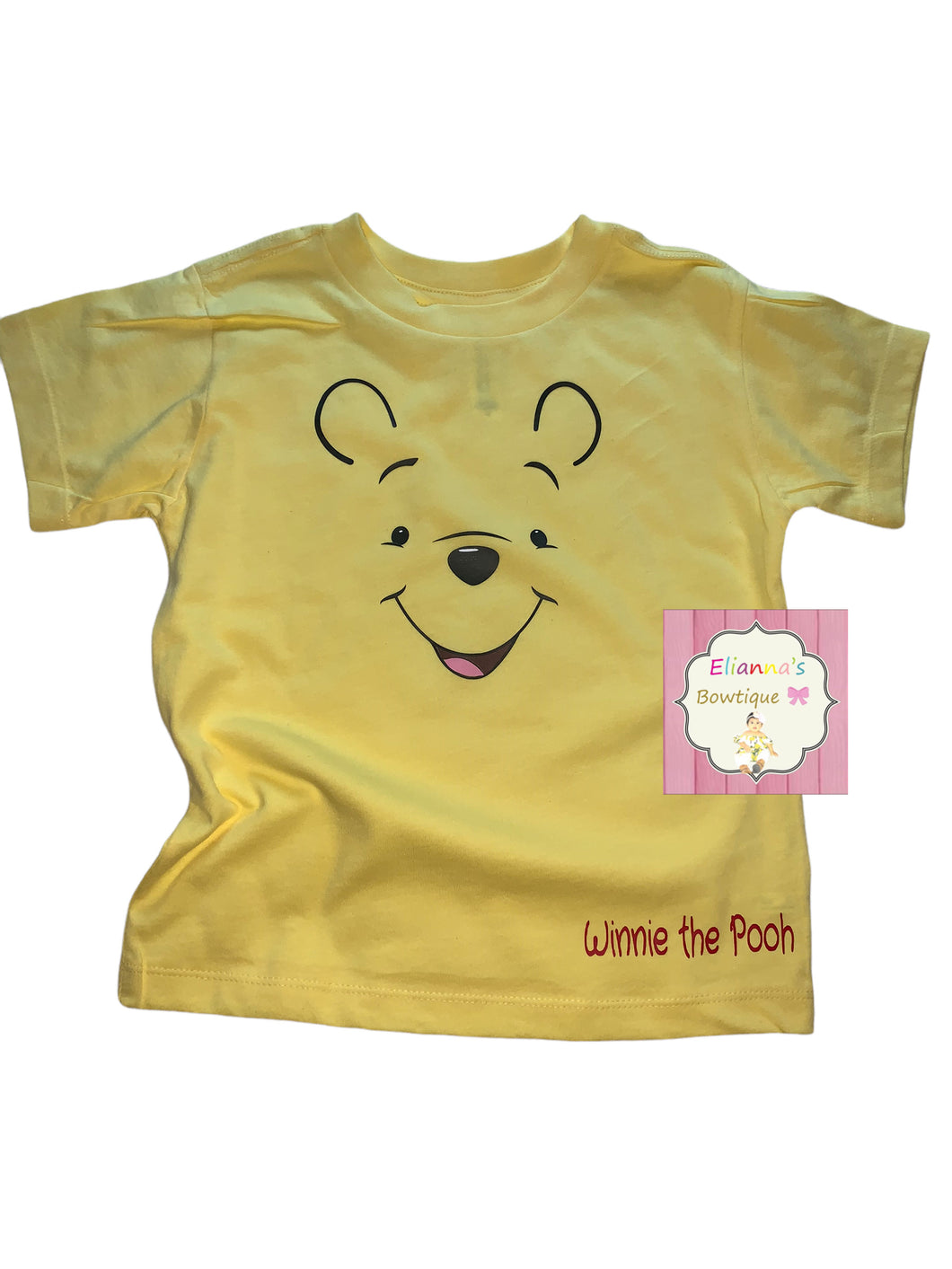 Winnie the pooh shirt/ yellow