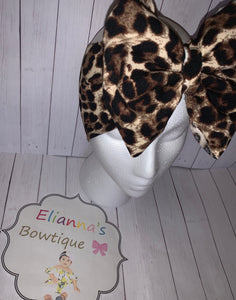 Cheetha leopard baby headband / headwrap - Elianna's Bowtique