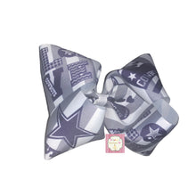 Load image into Gallery viewer, Dallas Cowboys hair bow/ moños