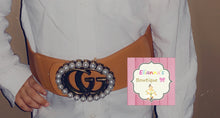 Cargar imagen en el visor de la galería, BrownG waist belt/ toddler/Adult/youth /adjustable/belts/cintos