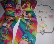 Load image into Gallery viewer, Jojo siwa cheer bow / aligator clip - Elianna&#39;s Bowtique