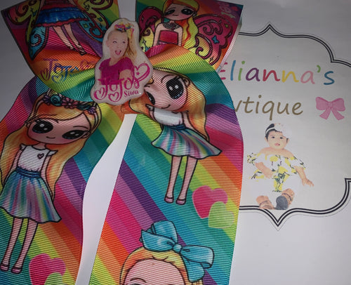 Jojo siwa cheer bow / aligator clip - Elianna's Bowtique